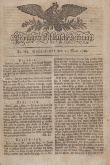 Privilegirte Schlesische Zeitung. 1828, No. 115 (17 Mai) + dod.