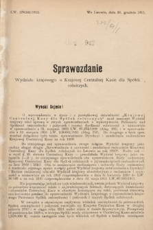 [Kadencja IX, sesja I, al. 942] Alegata do Sprawozdań Stenograficznych z Pierwszej Sesyi Dziewiątego Peryodu Sejmu Krajowego Królestwa Galicyi i Lodomeryi z Wielkiem Księstwem Krakowskiem z roku 1912. Alegat 942