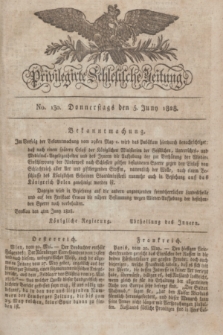 Privilegirte Schlesische Zeitung. 1828, No. 130 (5 Juni) + dod.