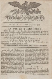 Privilegirte Schlesische Zeitung. 1828, No. 151 (30 Juni) + dod.