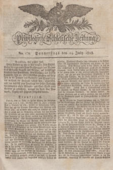 Privilegirte Schlesische Zeitung. 1828, No. 172 (24 Juli) + dod.