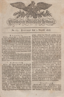 Privilegirte Schlesische Zeitung. 1828, No. 179 (1 August) + dod.