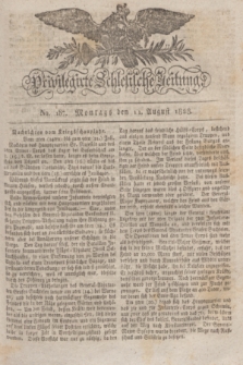 Privilegirte Schlesische Zeitung. 1828, No. 187 (11 August) + dod.