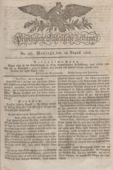 Privilegirte Schlesische Zeitung. 1828, No. 193 (18 August) + dod.