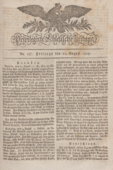 Privilegirte Schlesische Zeitung. 1828, No. 197 (22 August) + dod.