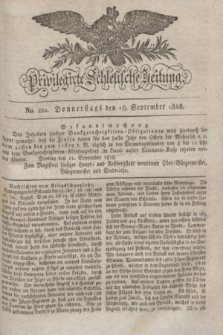 Privilegirte Schlesische Zeitung. 1828, No. 220 (18 September) + dod.