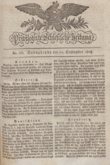 Privilegirte Schlesische Zeitung. 1828, No. 222 (20 September) + dod.