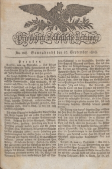 Privilegirte Schlesische Zeitung. 1828, No. 228 (27 September) + dod.