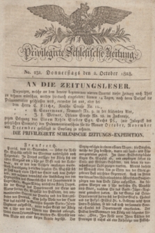 Privilegirte Schlesische Zeitung. 1828, No. 232 (2 October) + dod. + wkładka
