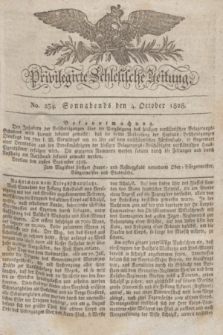 Privilegirte Schlesische Zeitung. 1828, No. 234 (4 October) + dod.