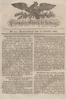 Privilegirte Schlesische Zeitung. 1828, No. 244 (16 October) + dod.