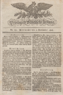 Privilegirte Schlesische Zeitung. 1828, No. 261 (5 November) + dod.