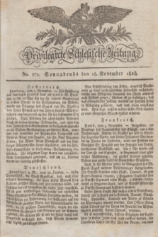 Privilegirte Schlesische Zeitung. 1828, No. 270 (15 November) + dod.