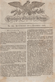 Privilegirte Schlesische Zeitung. 1828, No. 285 (3 December) + dod.