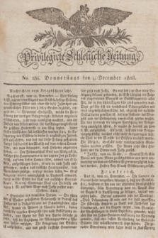 Privilegirte Schlesische Zeitung. 1828, No. 286 (4 December) + dod.