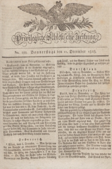Privilegirte Schlesische Zeitung. 1828, No. 292 (11 December) + dod.