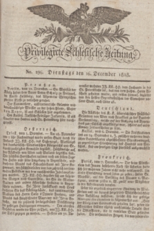 Privilegirte Schlesische Zeitung. 1828, No. 296 (16 December) + dod.