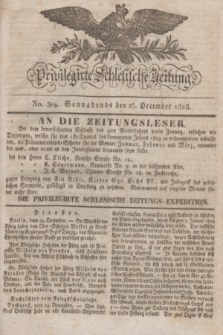 Privilegirte Schlesische Zeitung. 1828, No. 304 (27 December) + dod.