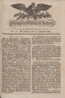 Privilegirte Schlesische Zeitung. 1829, No. 11 (13 Januar) + dod.