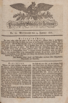 Privilegirte Schlesische Zeitung. 1829, No. 12 (14 Januar) + dod.