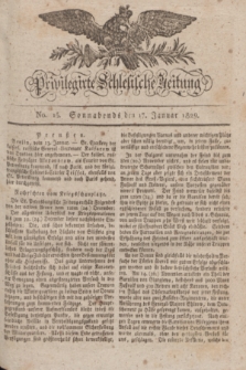 Privilegirte Schlesische Zeitung. 1829, No. 15 (17 Januar) + dod.