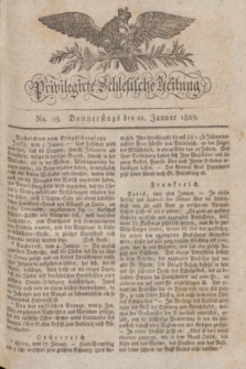 Privilegirte Schlesische Zeitung. 1829, No. 19 (22 Januar) + dod.