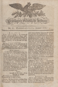 Privilegirte Schlesische Zeitung. 1829, No. 21 (24 Januar) + dod.