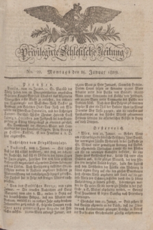 Privilegirte Schlesische Zeitung. 1829, No. 22 (26 Januar) + dod.