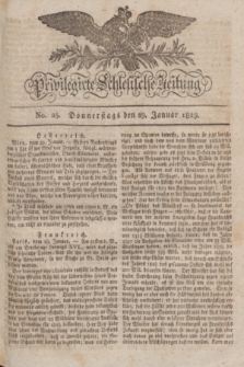 Privilegirte Schlesische Zeitung. 1829, No. 25 (29 Januar) + dod.