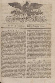 Privilegirte Schlesische Zeitung. 1829, No. 27 (31 Januar) + dod.