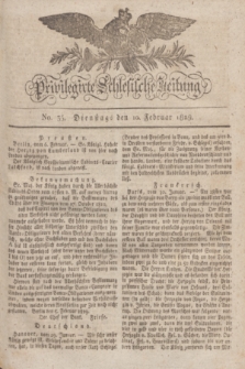 Privilegirte Schlesische Zeitung. 1829, No. 35 (10 Februar) + dod.