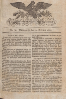 Privilegirte Schlesische Zeitung. 1829, No. 36 (11 Februar) + dod.