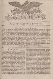 Privilegirte Schlesische Zeitung. 1829, No. 40 (16 Februar) + dod.