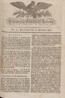 Privilegirte Schlesische Zeitung. 1829, No. 44 (20 Februar) + dod.