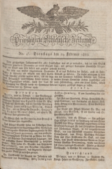 Privilegirte Schlesische Zeitung. 1829, No. 47 (24 Februar) + dod.