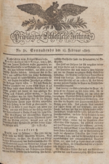 Privilegirte Schlesische Zeitung. 1829, No. 51 (28 Februar) + dod.
