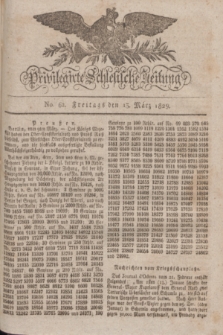 Privilegirte Schlesische Zeitung. 1829, No. 62 (13 März) + dod. + wkładka