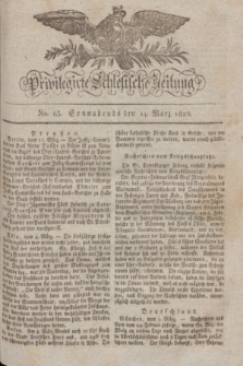 Privilegirte Schlesische Zeitung. 1829, No. 63 (14 März) + dod.
