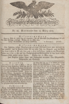 Privilegirte Schlesische Zeitung. 1829, No. 66 (18 März) + dod.