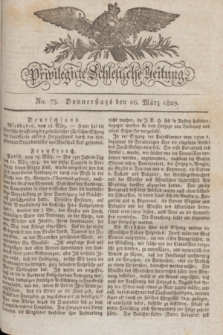 Privilegirte Schlesische Zeitung. 1829, No. 73 (26 März) + dod.