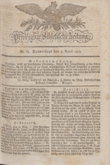 Privilegirte Schlesische Zeitung. 1829, No. 79 (2 April) + dod.