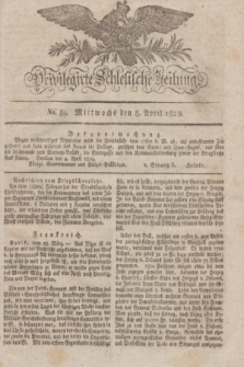 Privilegirte Schlesische Zeitung. 1829, No. 84 (8 April) + dod.