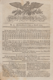 Privilegirte Schlesische Zeitung. 1829, No. 87 (11 April) + dod.