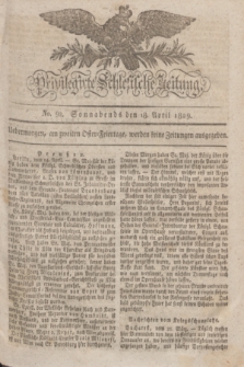 Privilegirte Schlesische Zeitung. 1829, No. 92 (18 April) + dod.
