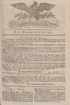Privilegirte Schlesische Zeitung. 1829, No. 98 (27 April) + dod.