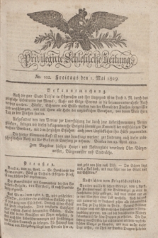 Privilegirte Schlesische Zeitung. 1829, No. 102 (1 Mai) + dod.