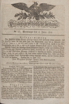 Privilegirte Schlesische Zeitung. 1829, No. 137 (15 Juni) + dod.