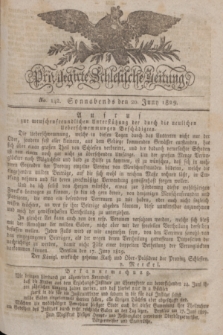 Privilegirte Schlesische Zeitung. 1829, No. 142 (20 Juny) + dod.