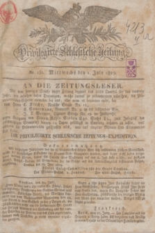 Privilegirte Schlesische Zeitung. 1829, No. 151 (1 Juli) + dod.