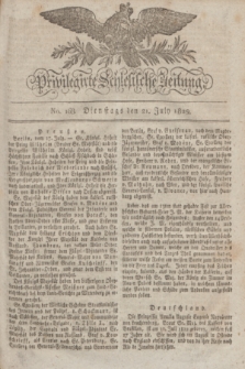 Privilegirte Schlesische Zeitung. 1829, No. 168 (21 July) + dod.